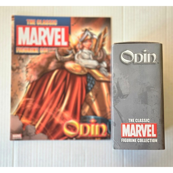 Eaglemoss 1:16 Classic Marvel Figurine w/Book: Odin (Special) - Picture 4 of 4